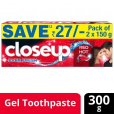 Closeup Ever Fresh Red Hot Gel Tooth Paste 2x150g