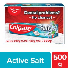 Colgate Active Salt Tooth Paste 2x200g+100g