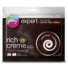 Godrej Expert Rich Creme Black Brown Hair Colour 20g