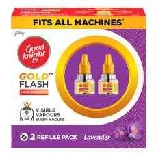 Good Knight Gold Flash Lavender Refill Twin Pack 2x45ml