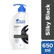 Head & Shoulders Silki Black Anti Dandruff Shampoo 650ml