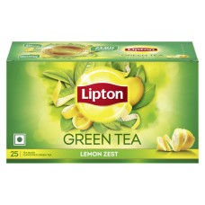 Lipton Lemon Zest Green Tea Bags 25 Units