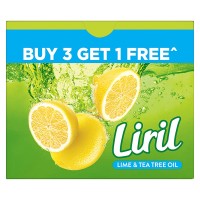 Liril Lemon Tea And Tree Oil Soap (Buy 3 Get 1 Free) 4x125g