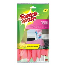 Scotch Brite 3M Kitchen Gloves Medium 1Pair
