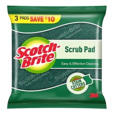 Scotch Brite Antibac Scrub Pad 2.75x4 Inch 3Pcs 1unit